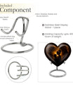 heart designed mother love urn