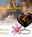 heart designed mother love urn