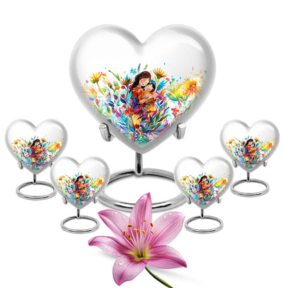 Heart shaped mother love Urn