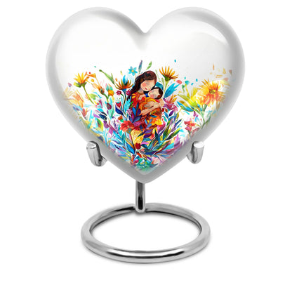 Heart shaped mother love Urn