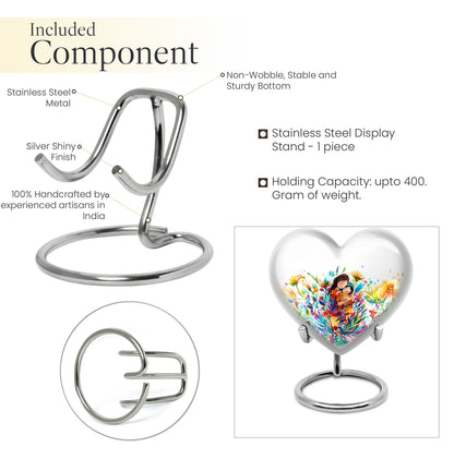 Heart shaped mother love Urn