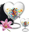 Mother Love Urn for Human Ashes – Colorful Mother's Art Memorial Urn