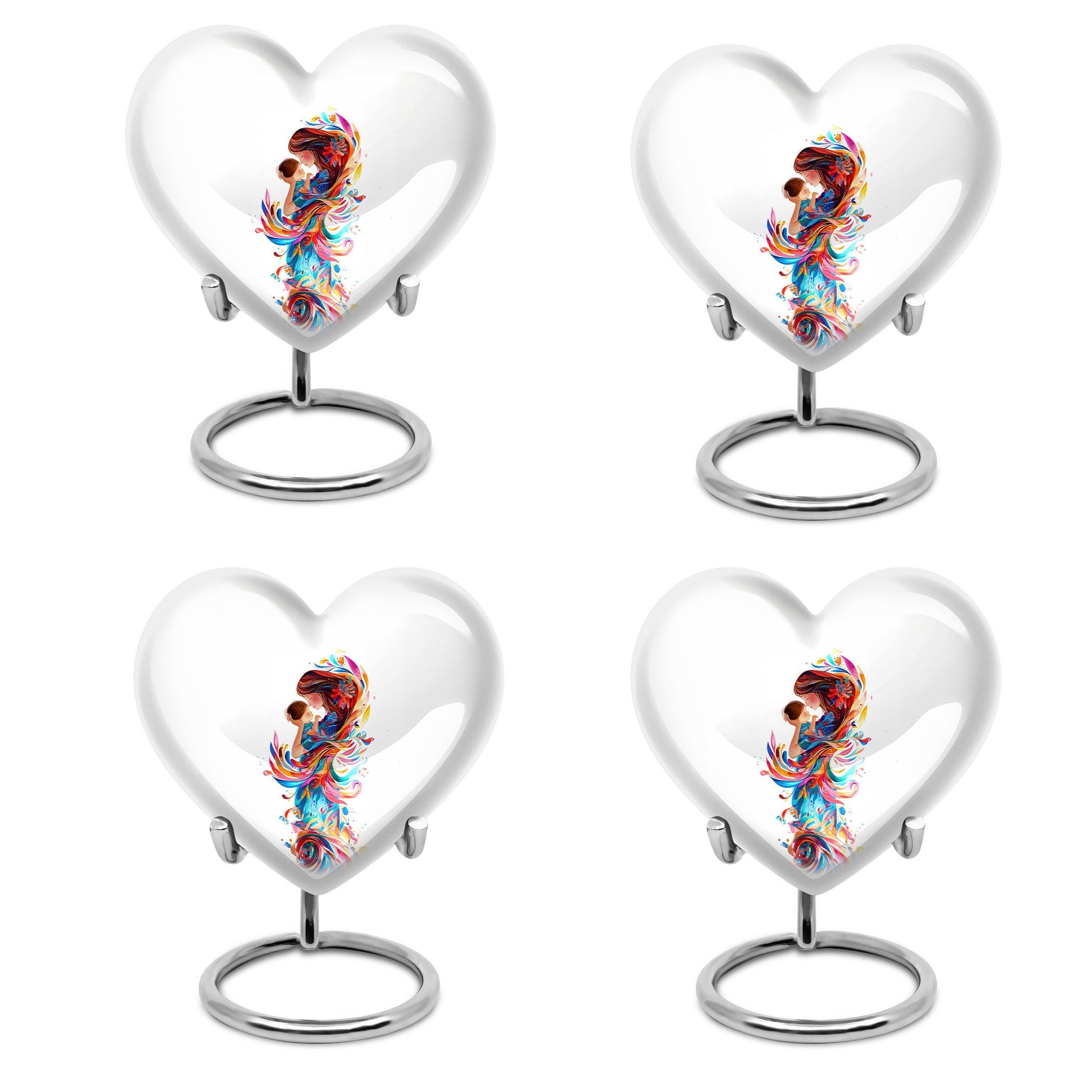 Mother's Love Artwork Urn - Mother Artistic Memorial Urn For Women