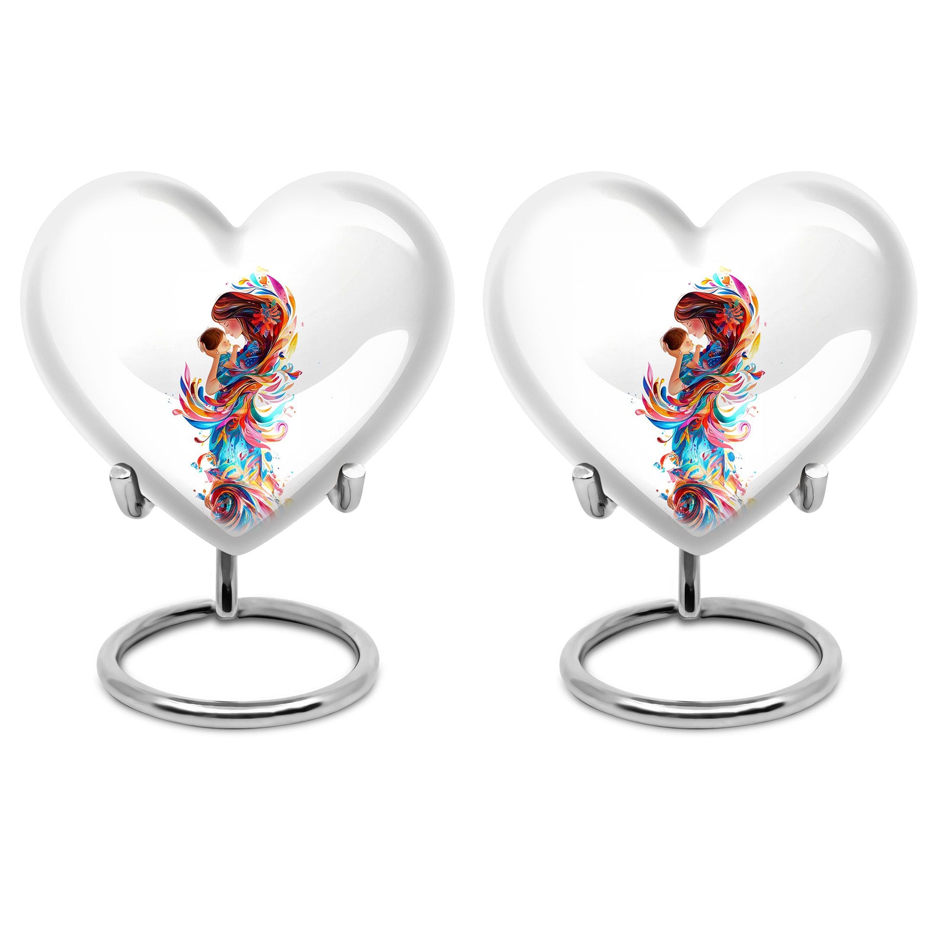 Mother's Love Artwork Urn - Mother Artistic Memorial Urn For Women