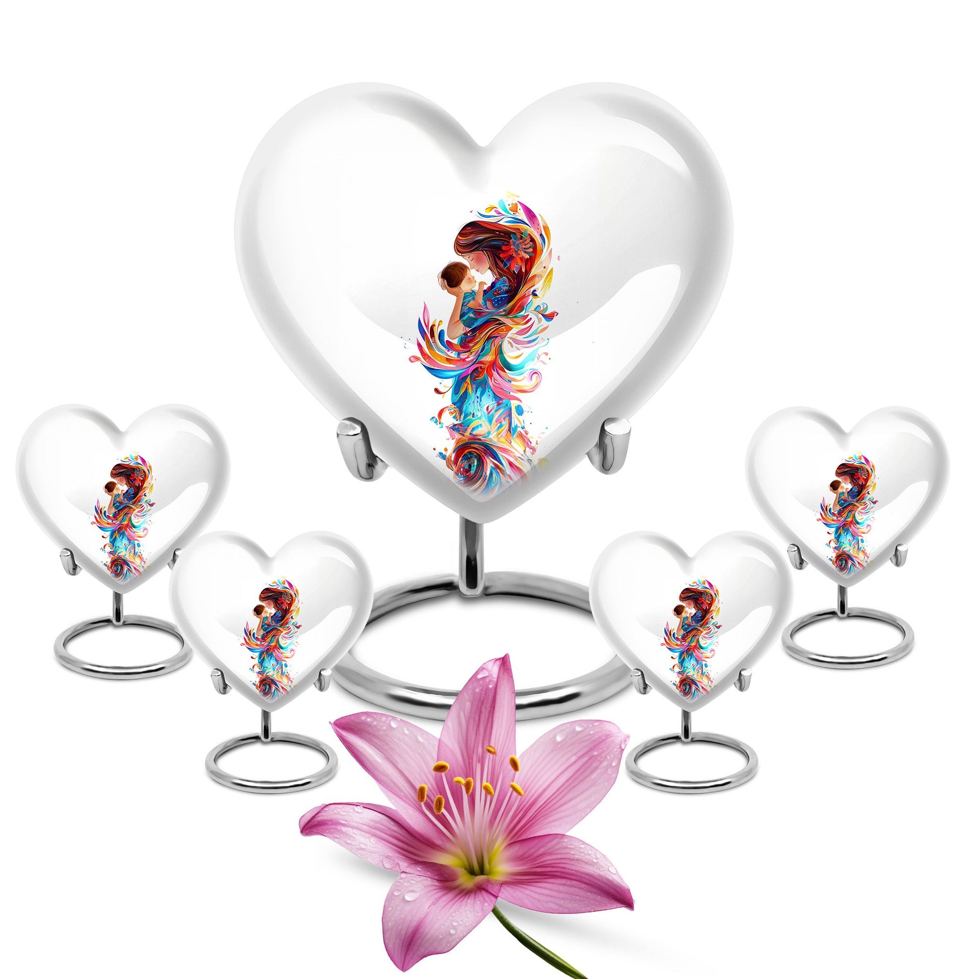 Mother Love Heart Urn,