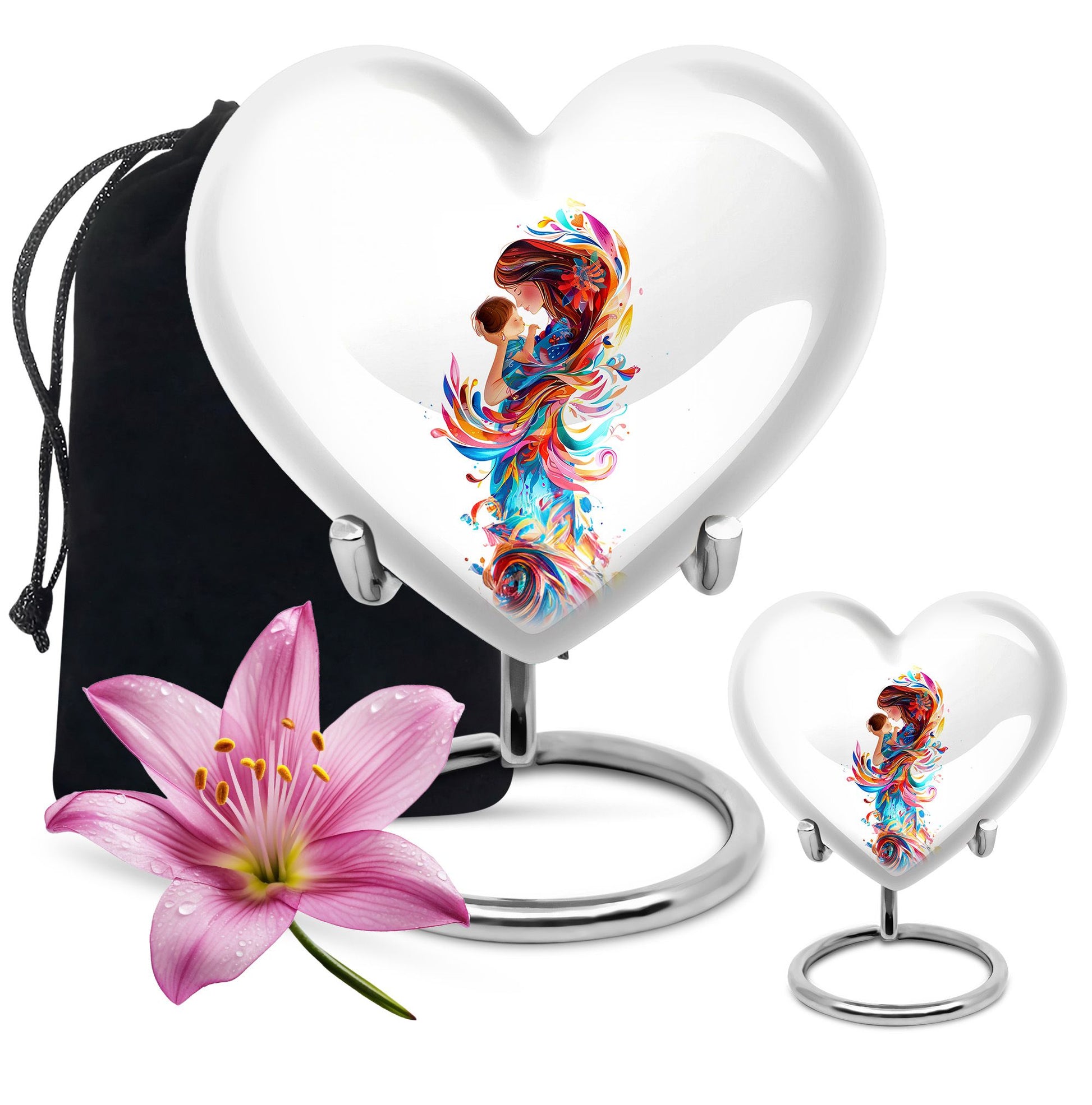 Mother Love Heart Urn,