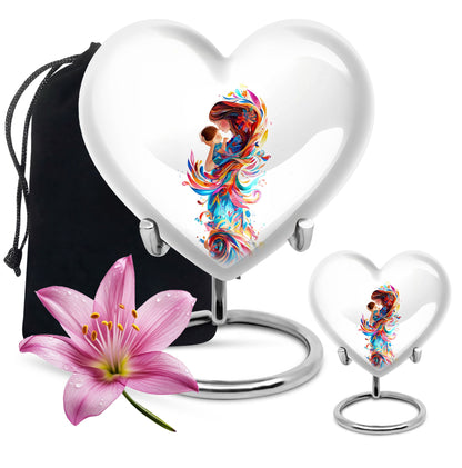 Mother Love Heart Urn,