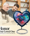 Large 10-inch dragon heart urn for women's ashes