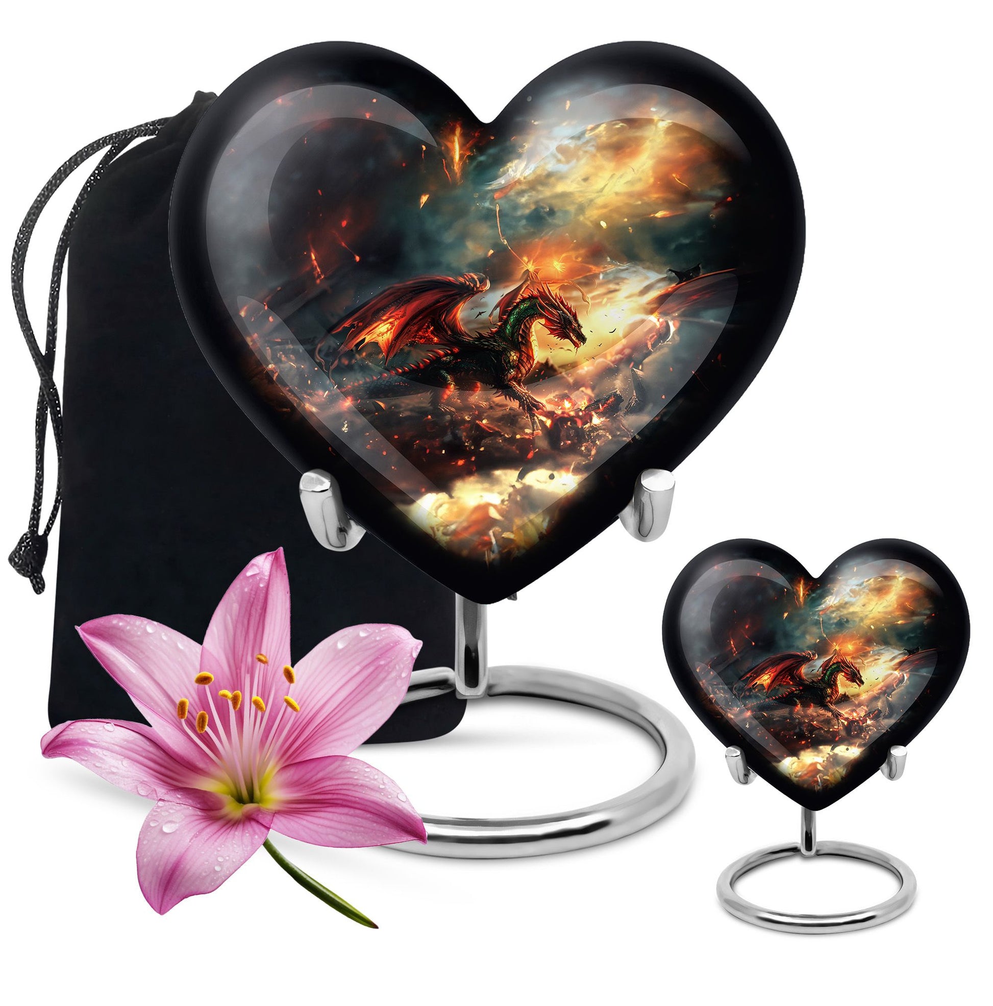 Fierce Dragon Adult Size Cremation Urns - Large Size Dragon Urn