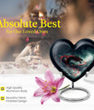 Heart shaped dragon urn