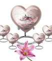 abstract heart-shaped dragon urn