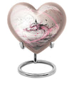 abstract heart-shaped dragon urn