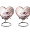 abstract heart-shaped dragon urn