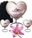 abstract heart-shaped dragon urn