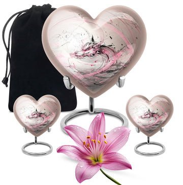 Large Urn with 2 Mini Urn