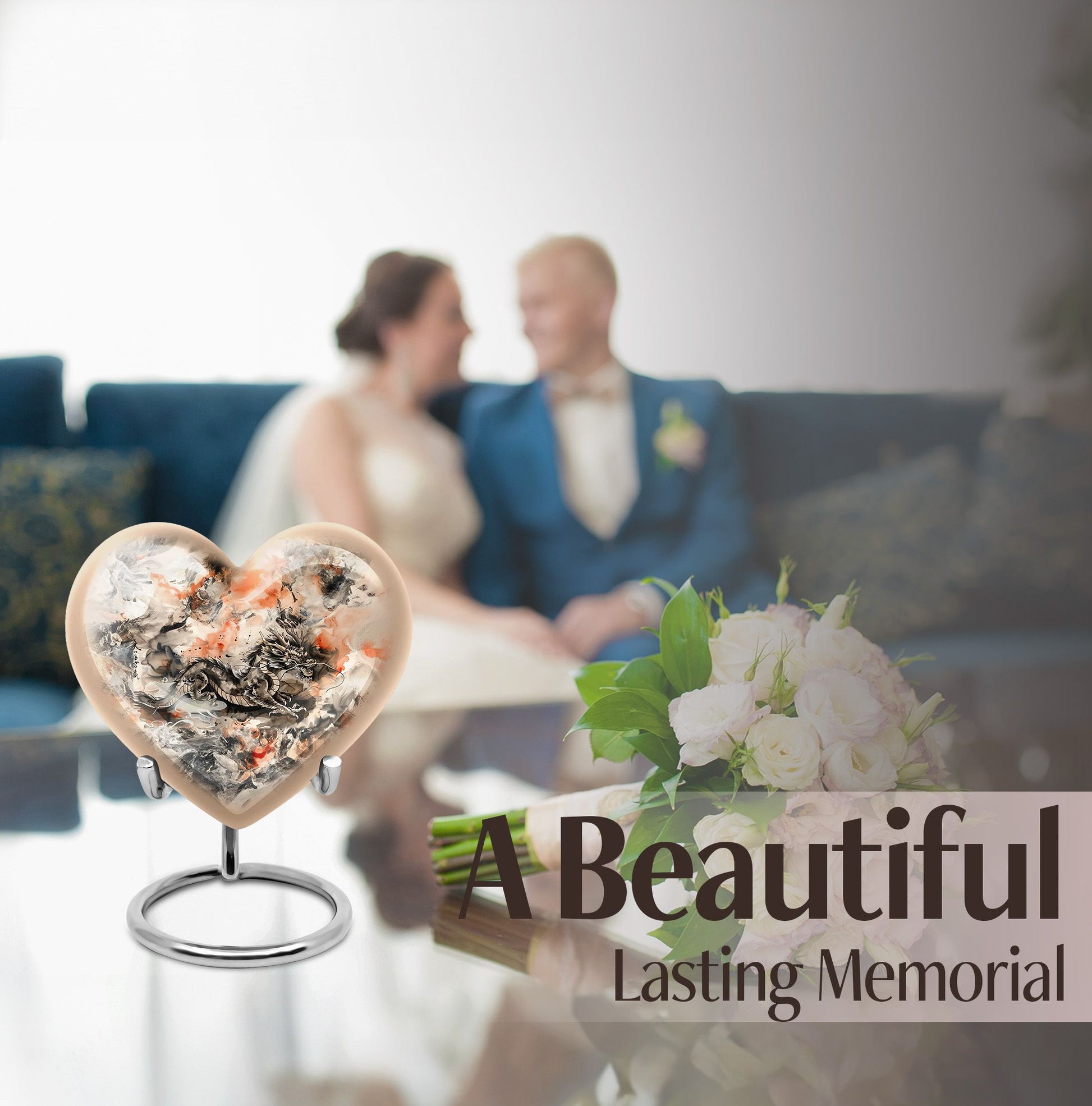 dragon heart urn for mom's ashes