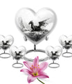 Heart Design Dragon Urn
