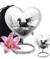 Heart Design Dragon Urn