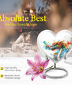 heart-shaped dragon urn