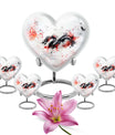 abstract heart design dragon Urn