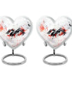 abstract heart design dragon Urn