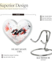 abstract heart design dragon Urn