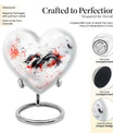 abstract heart design dragon Urn