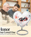 abstract heart design dragon Urn