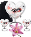 abstract heart design dragon Urn
