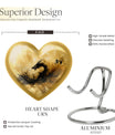 heart shaped dragon urn for cremation ashes.