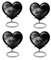 10-inch heart-shaped dragon urn for adult ashes