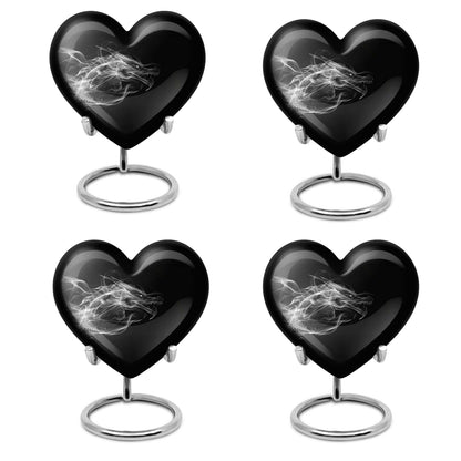 10-inch heart-shaped dragon urn for adult ashes