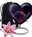 heart-shaped dragon design