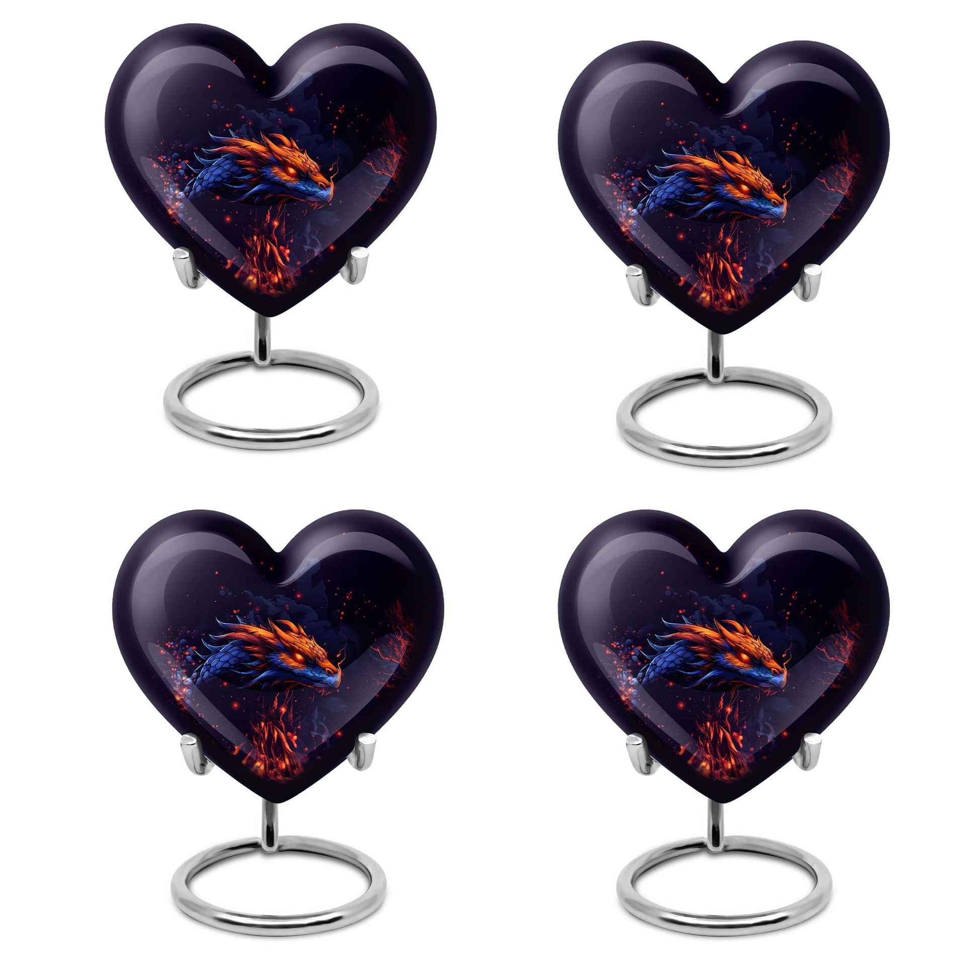 heart-shaped dragon design