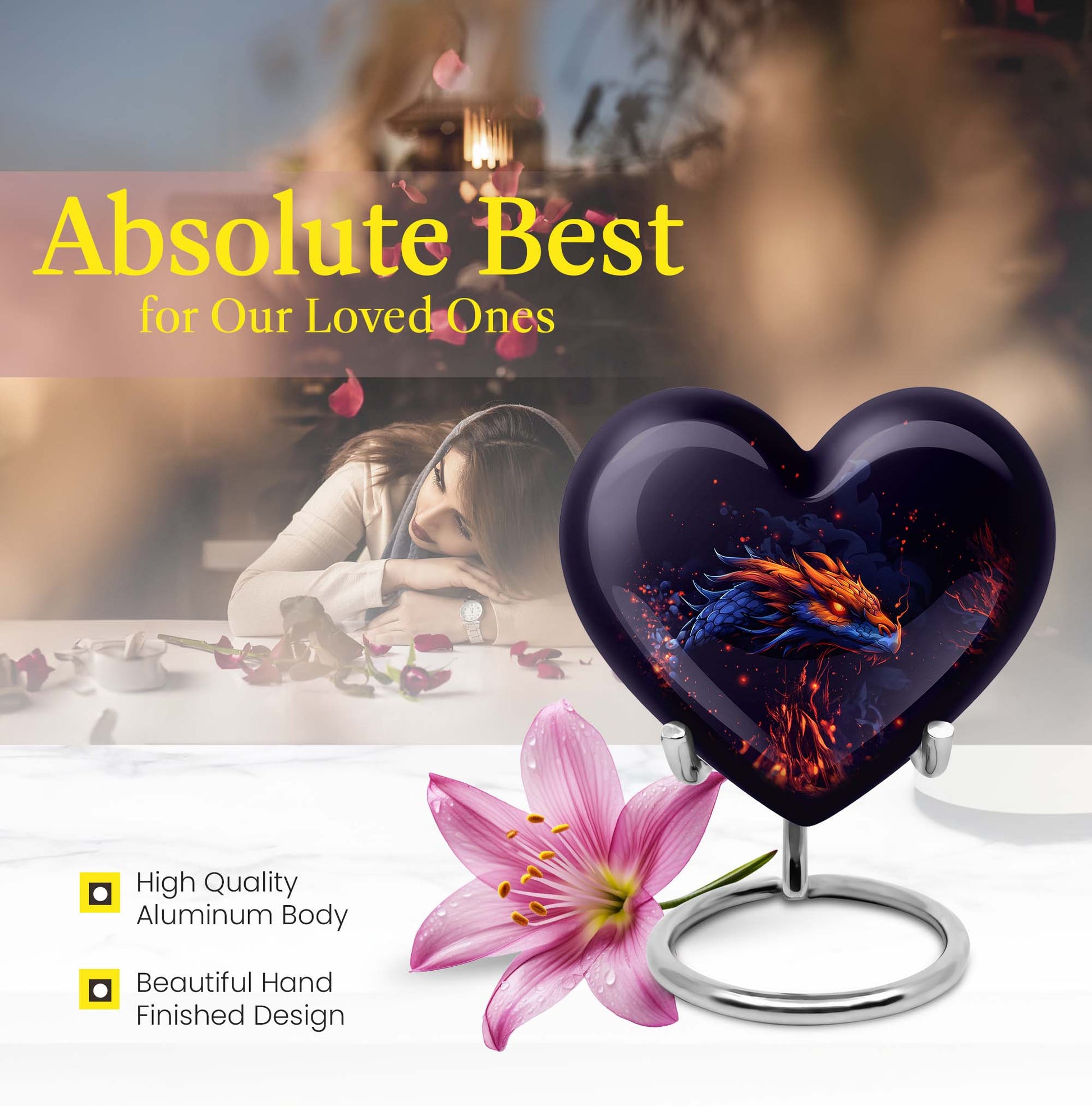heart-shaped dragon design
