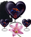 heart-shaped dragon design
