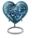 Heart-shaped diamond urn