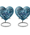 Heart-shaped diamond urn