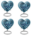 Heart-shaped diamond urn