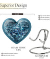 Heart-shaped diamond urn