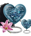 Heart-shaped diamond urn