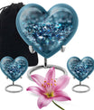 Heart-shaped diamond urn