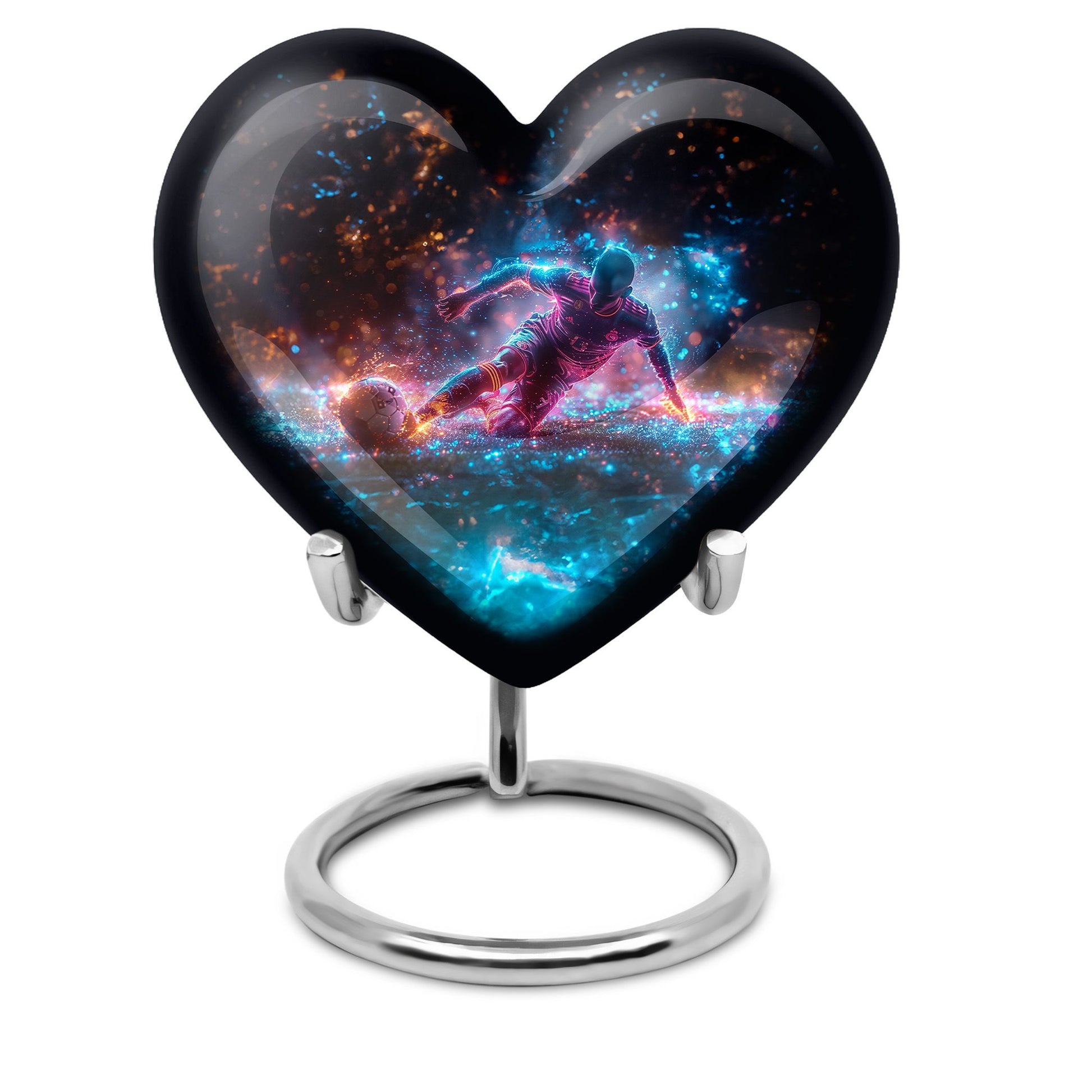 Soccer Keepsake For Ashes Large Funeral, Ashes Urn For Ashes