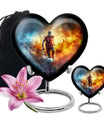 Soccer Memorial Urn Funeral, Ashes Cremation Urn