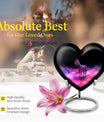  Heart-Shaped Zebra Cremation Urn for burial, 