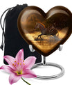 Heart-shaped Zebra Urn