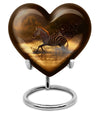 Heart-shaped Zebra Urn