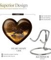 Heart-shaped Zebra Urn