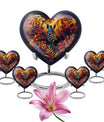 heart-shaped zebra Urn