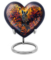 heart-shaped zebra Urn